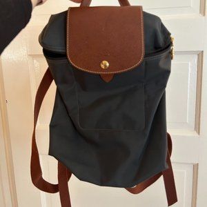 Longchamp - mini - Le Pliage Original Nylon Backpack in navy blue